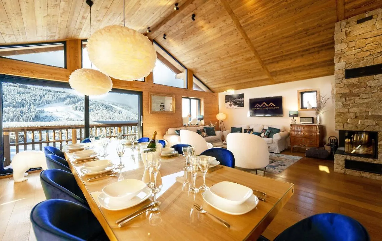 Les Clarines D'Or,Villa Avec Piscine,Jacuzzi Et Sauna , Aux Pieds Des Pistes De Ski , Pour 12 Personnes Courchevel